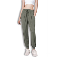 Fashionable Causal Sports High Waist 100% Cotton Breathability Women's Pants Trouser